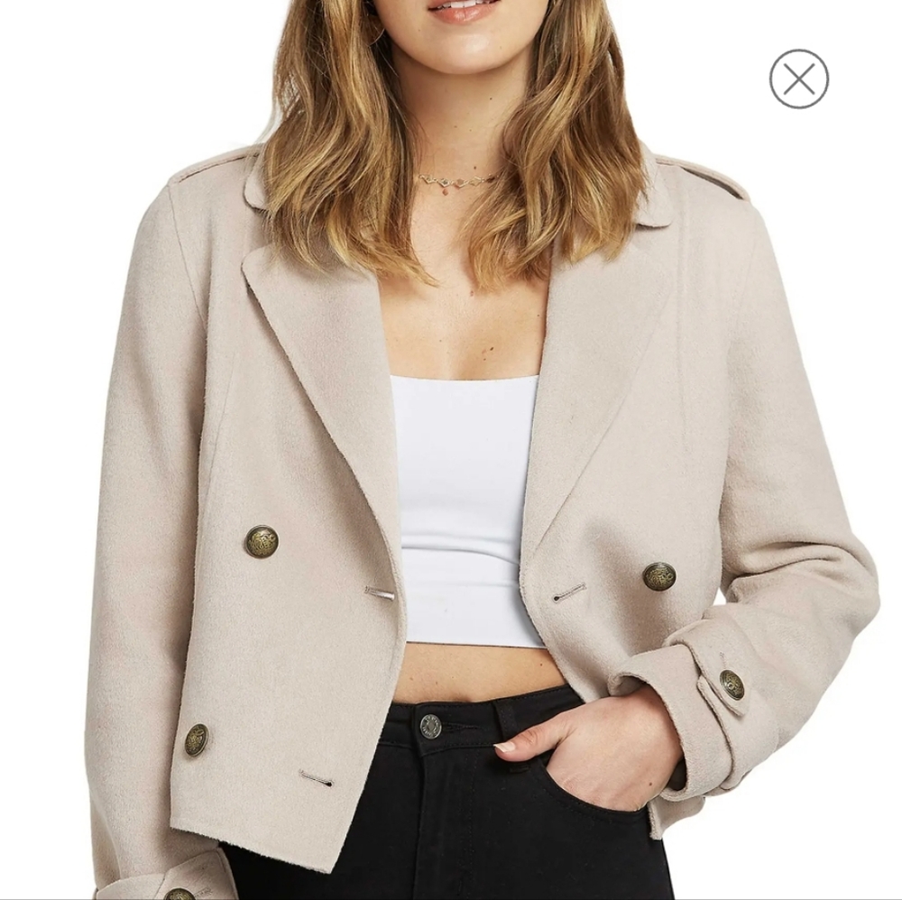 Belle and Bloom Military Wool Peacoat